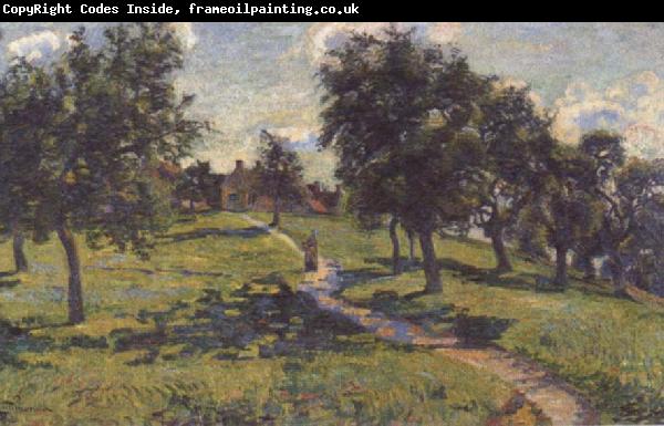 Armand guillaumin Landscape in Normandy
